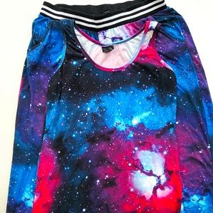 Rue 21 Galaxy Tank & Jogger Set Sz XL